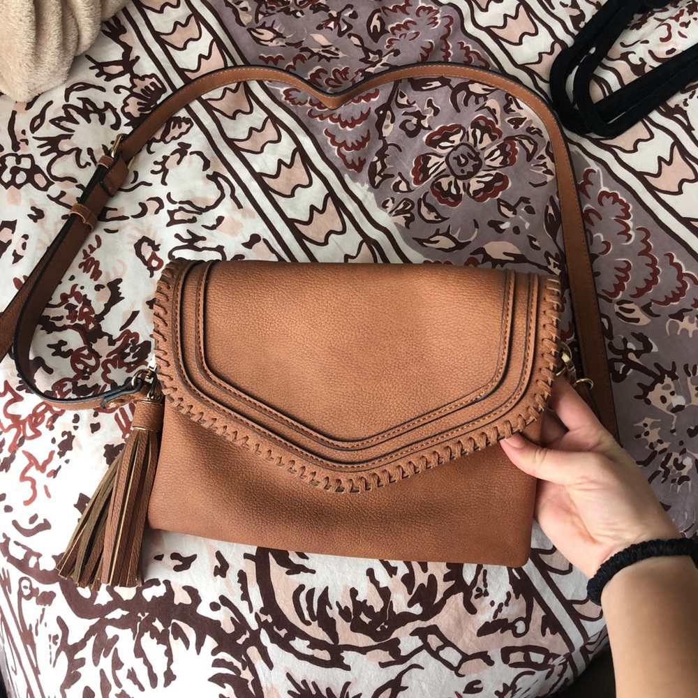 Brown crossbody bag